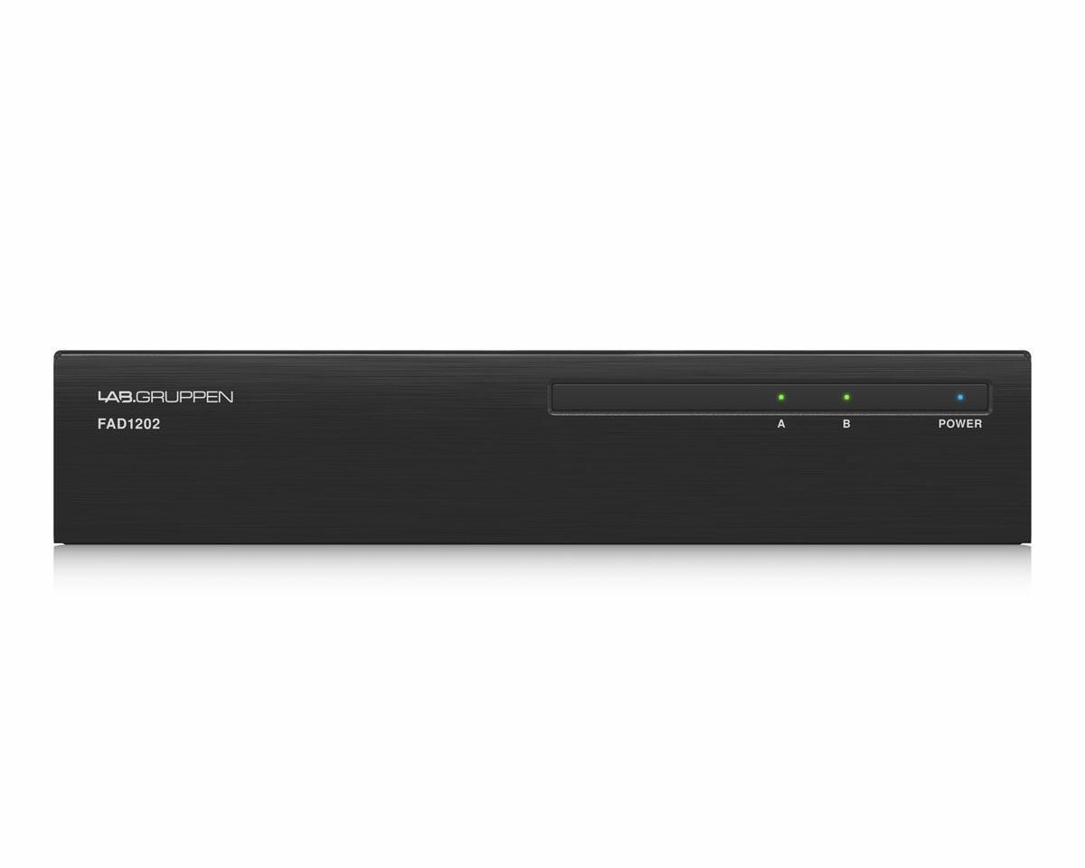 Forstærker med Dante - Lab Gruppen FAD2402, 2×240 W, 4 Ω billede