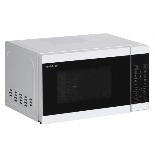 Mikrobølgeovn SHARP YC-MG02E-W - 20 l, 800 W, hvid/blå
