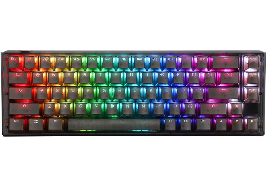 Tastatur til gaming Ducky One 3 Aura Black SF, RGB – Cherry MX Speed Silver billede