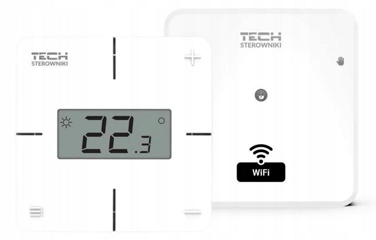 WiFi rumtermostat hvid T-2x - Tech billede