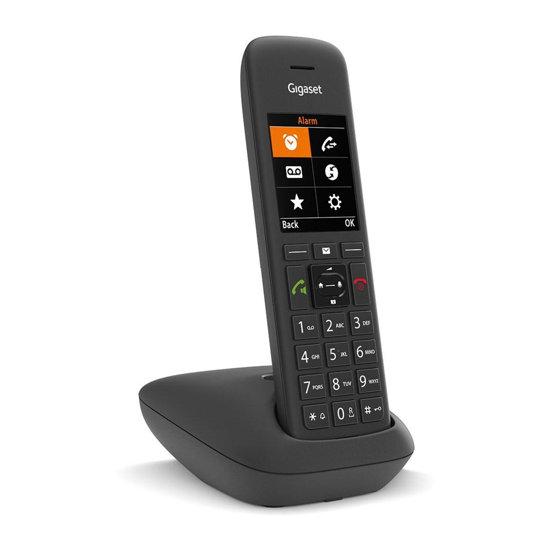 Trådløs fastnettelefon Gigaset C575 DECT med nummervisning – sort billede