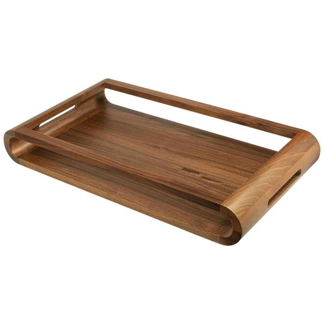 Serveringsbakke i valnøddetræ 27 × 49 cm - Artelegno billede