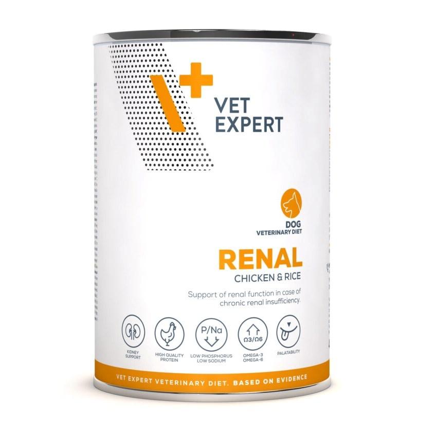 Hundefoder vådfoder VetExpert Renal Chicken 400 g billede