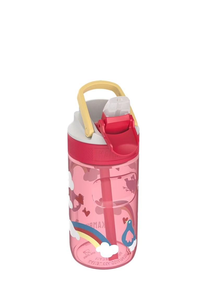 Drikkedunk til børn Kambukka Lagoon 400 ml - Love Birds (pink) billede