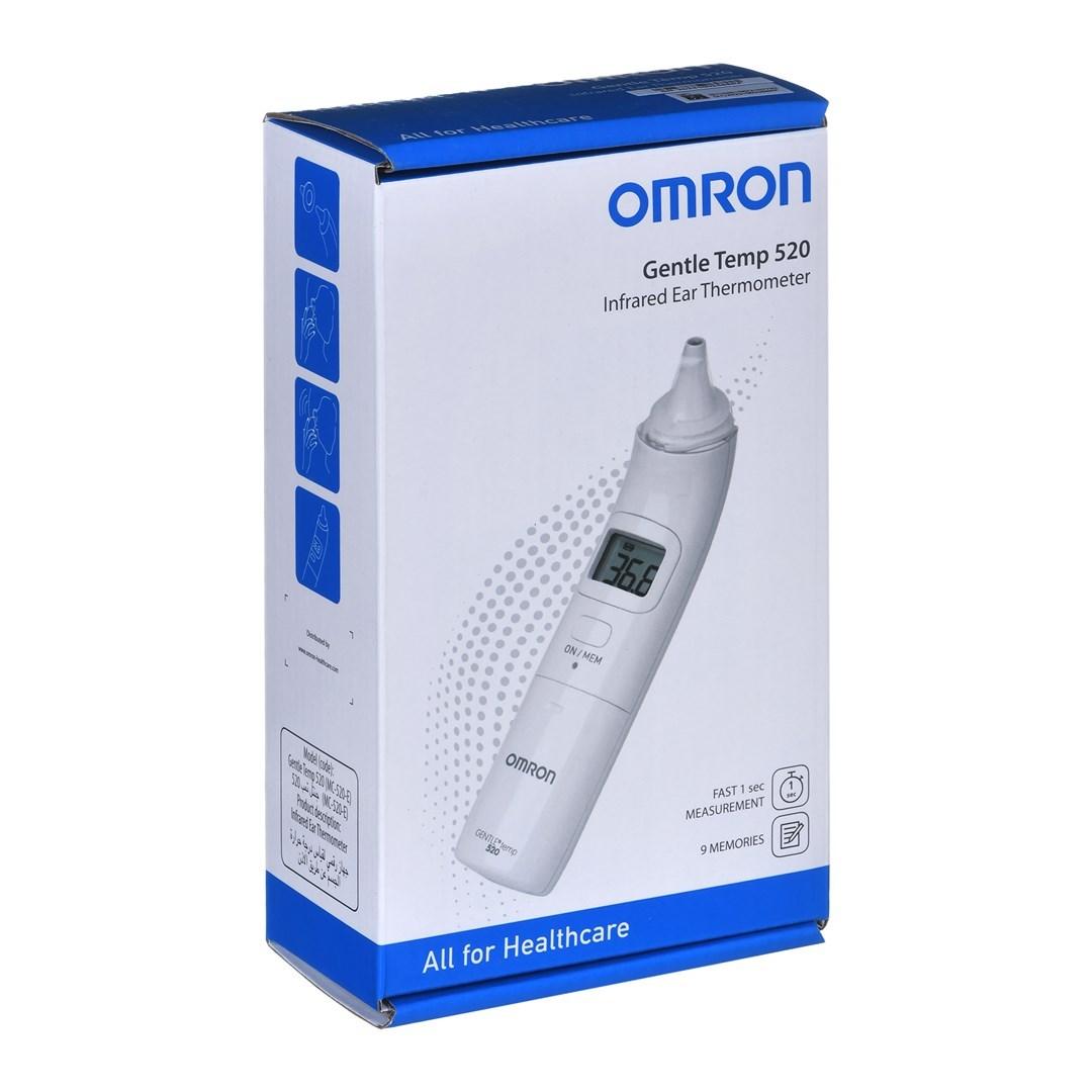 Øretermometer infrarød - Omron Gentle Temp 520, hvid billede