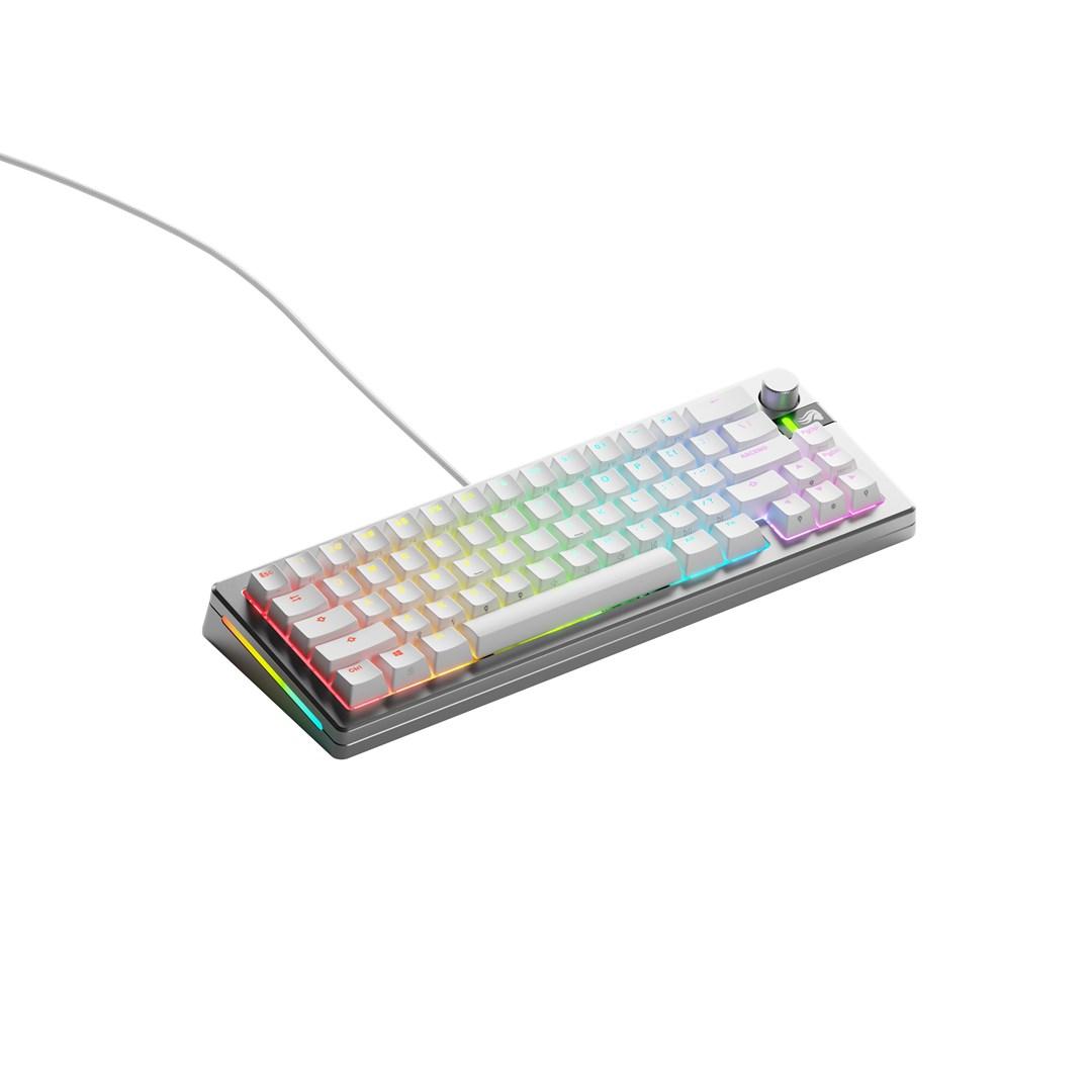 Tastatur til gaming GLORIOUS GMMK 3 PRO 65% kablet – sølv (US) billede