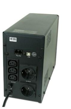 UPS strømforsyning - Energenie EG-UPS-033, Line-Interactive, 1200 VA / 720 W, 3 udtag billede