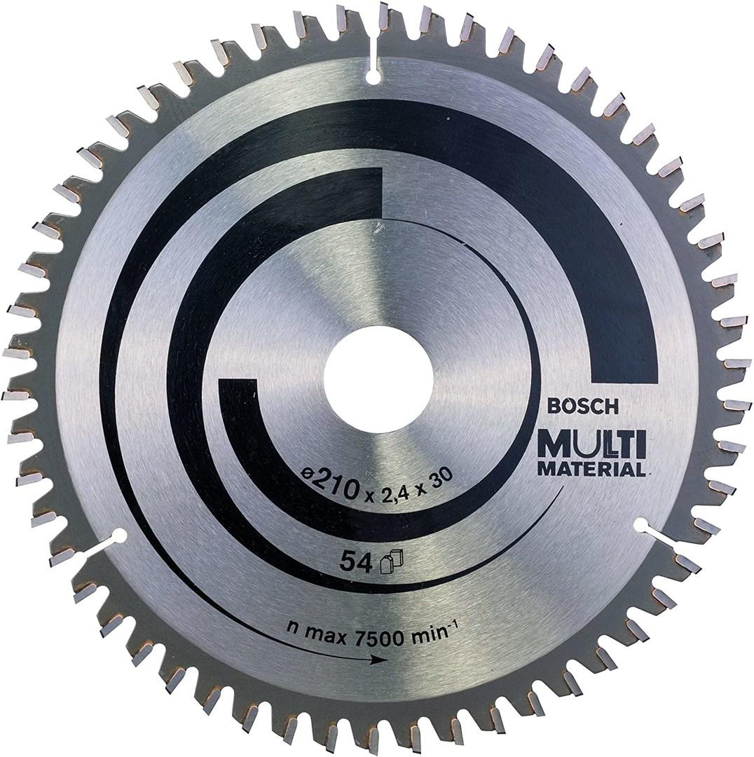Rundsavklinge Bosch Multi Material 210 mm - 54 tænder billede