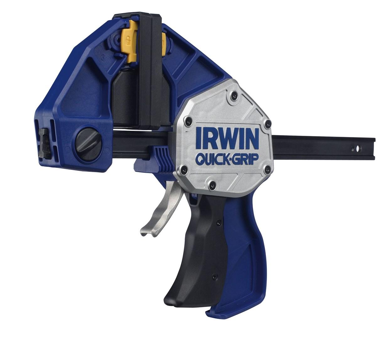 Skrueklemme/stænger - IRWIN Quick‑Grip, 90 cm, sort/blå/grå billede