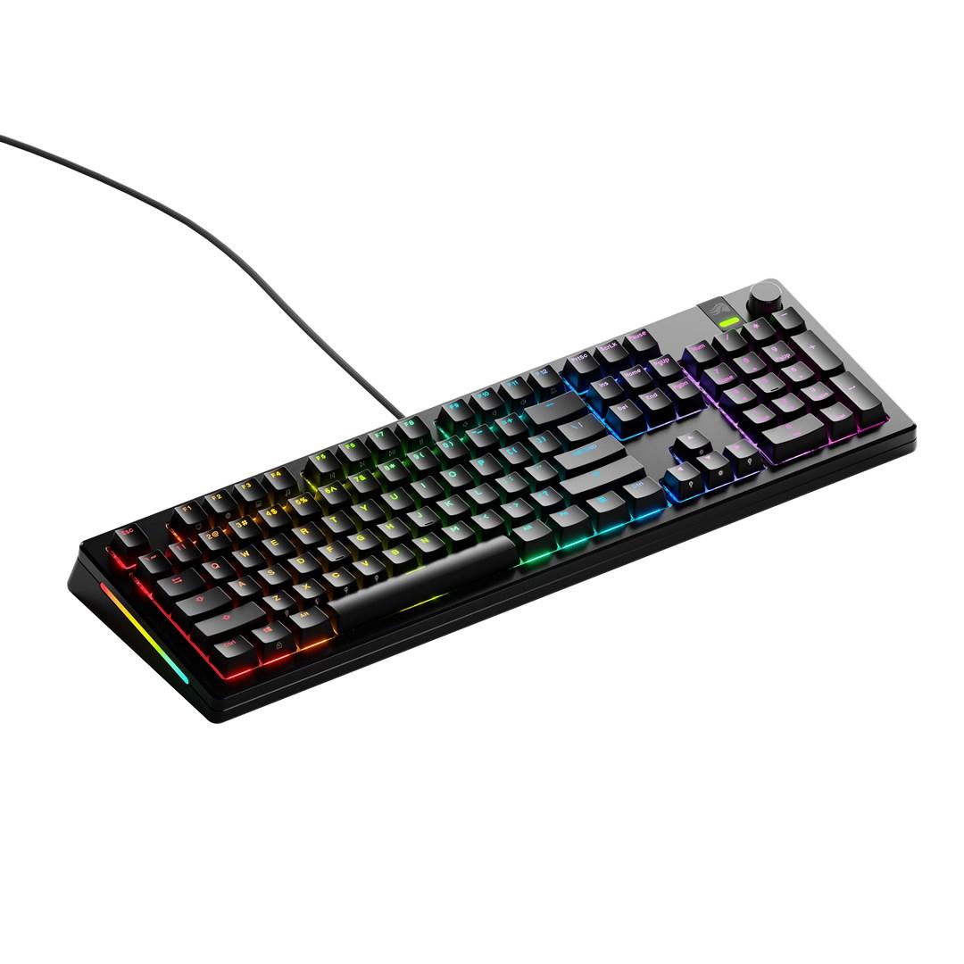 Gaming tastatur GLORIOUS GMMK 3 PRO 100% kablet – sort (US) billede