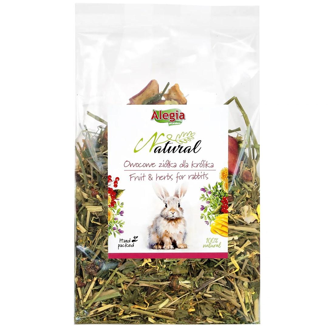 Godbidder til kanin - Alegia Fruit & Herbs, 130 g billede