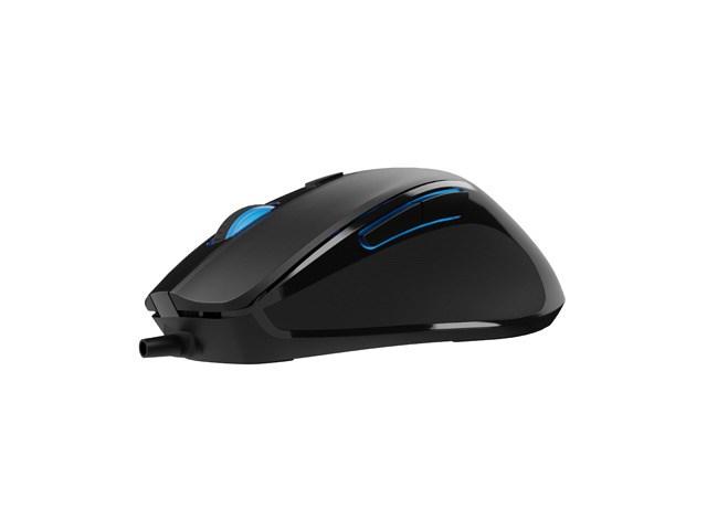 Computer mus NATEC Pigeon 2, 4.000 DPI, sort, kablet billede