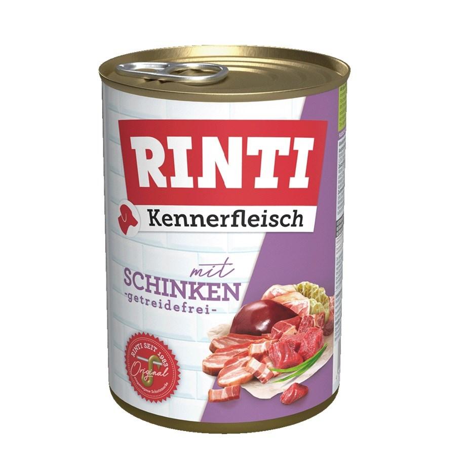 Hundefoder vådfoder RINTI Kennerfleisch Skinke 400 g billede