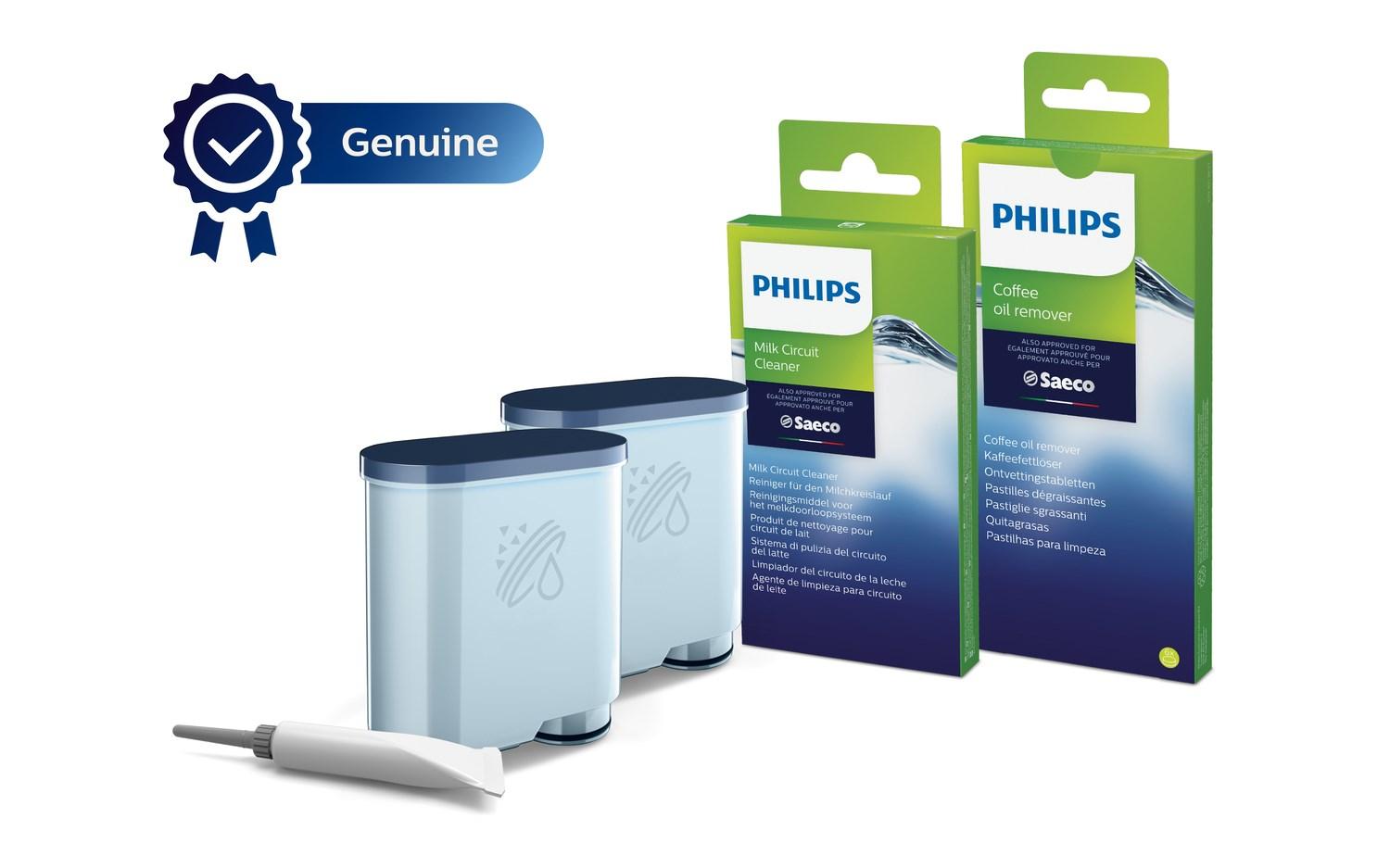 Afkalkning til kaffemaskine Philips - vedligeholdelsessæt (Saeco kompatibel) billede