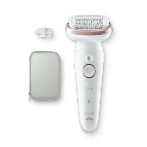 Epilator Braun Silk-épil 9 - 40 pincetter, guld/hvid