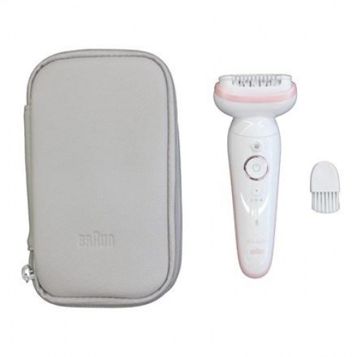 Epilator Braun Silk-épil 9 - 40 pincetter, guld/hvid