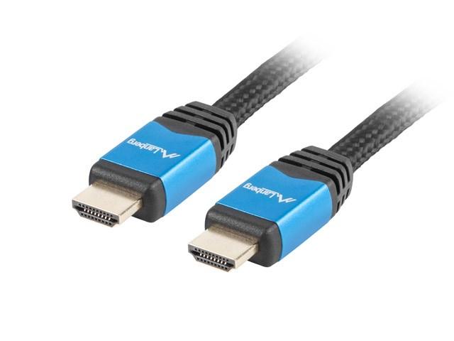HDMI-kabel 3 m – Lanberg, HDMI 2.0, sort billede