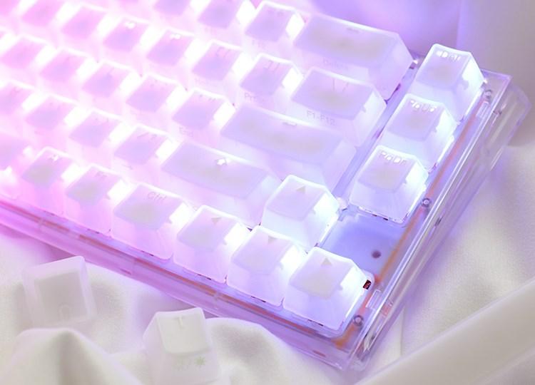 Gaming tastatur Ducky One 3 SF USB - hvid billede