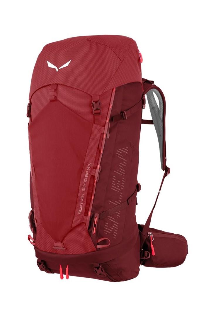Vandrerygsæk Salewa Alptrek 50 Women - Pompeian Red/Syrah billede