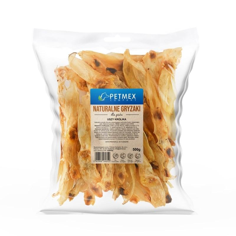Hundegodbidder – PETMEX kaninører 500 g billede