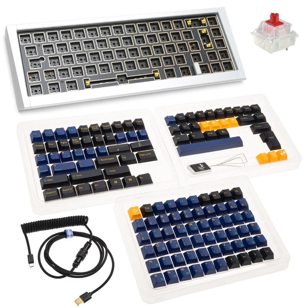 Mekanisk tastatur Ducky Outlaw 65 - USB, US English, sÃ¸lv billede
