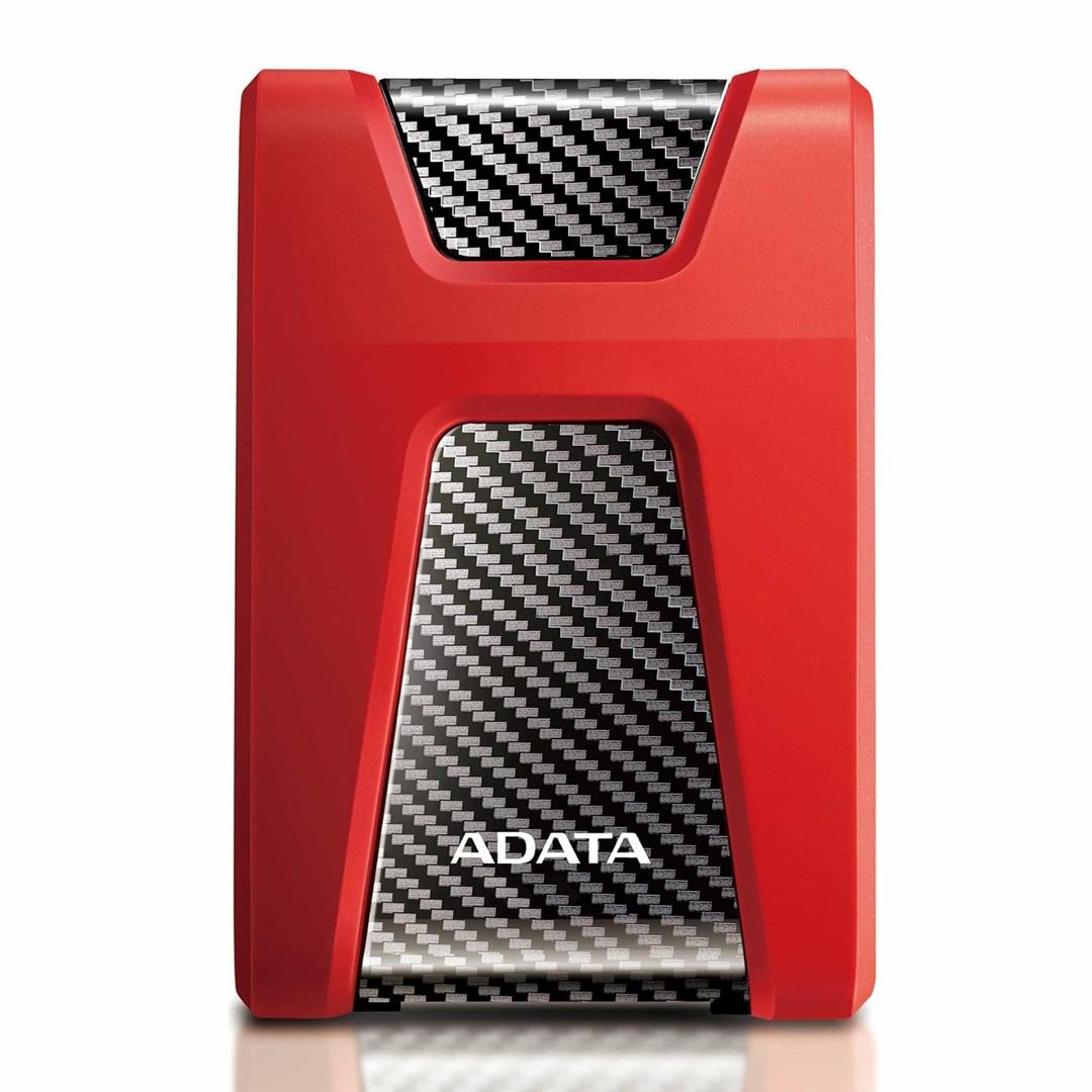Ekstern harddisk ADATA AHD650 2 TB - rød, USB 3.2 Gen 1 billede
