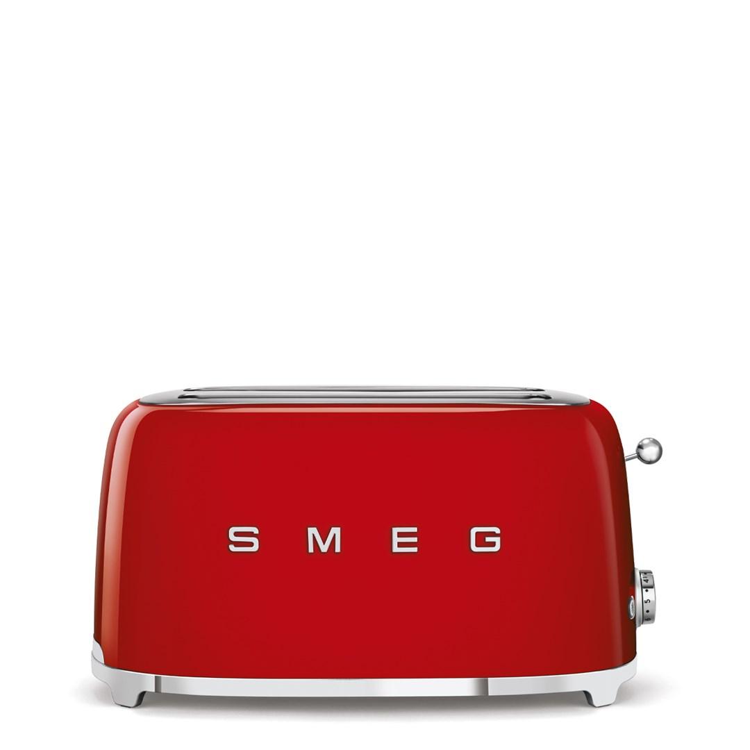 Brødrister Smeg 50’s Style TSF02 - rød, 4 skiver billede