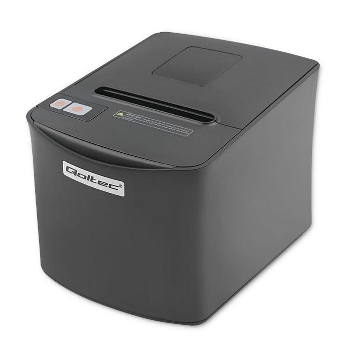 Bonprinter Qoltec 50256 - termisk, høj hastighed, USB, 203 dpi billede