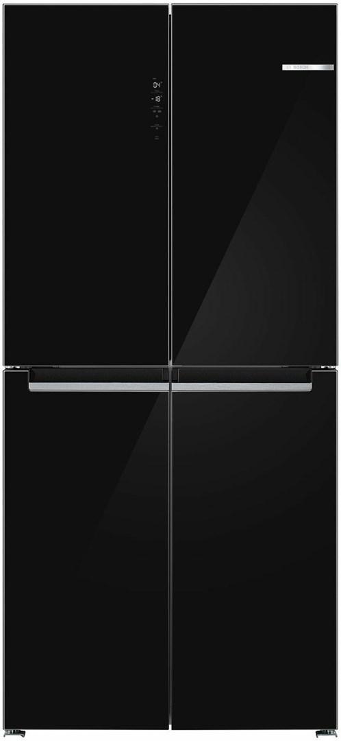 FritstÃ¥ende kÃ¸leskab side-by-side Bosch Serie 4 KMC85LBEA 547 l - sort, energiklasse E billede