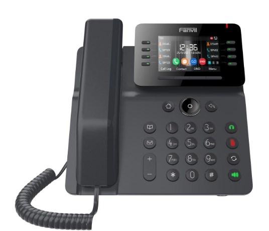 IP-telefon Fanvil V64 – sort, 12 linjer, LCD, Wi‑Fi billede