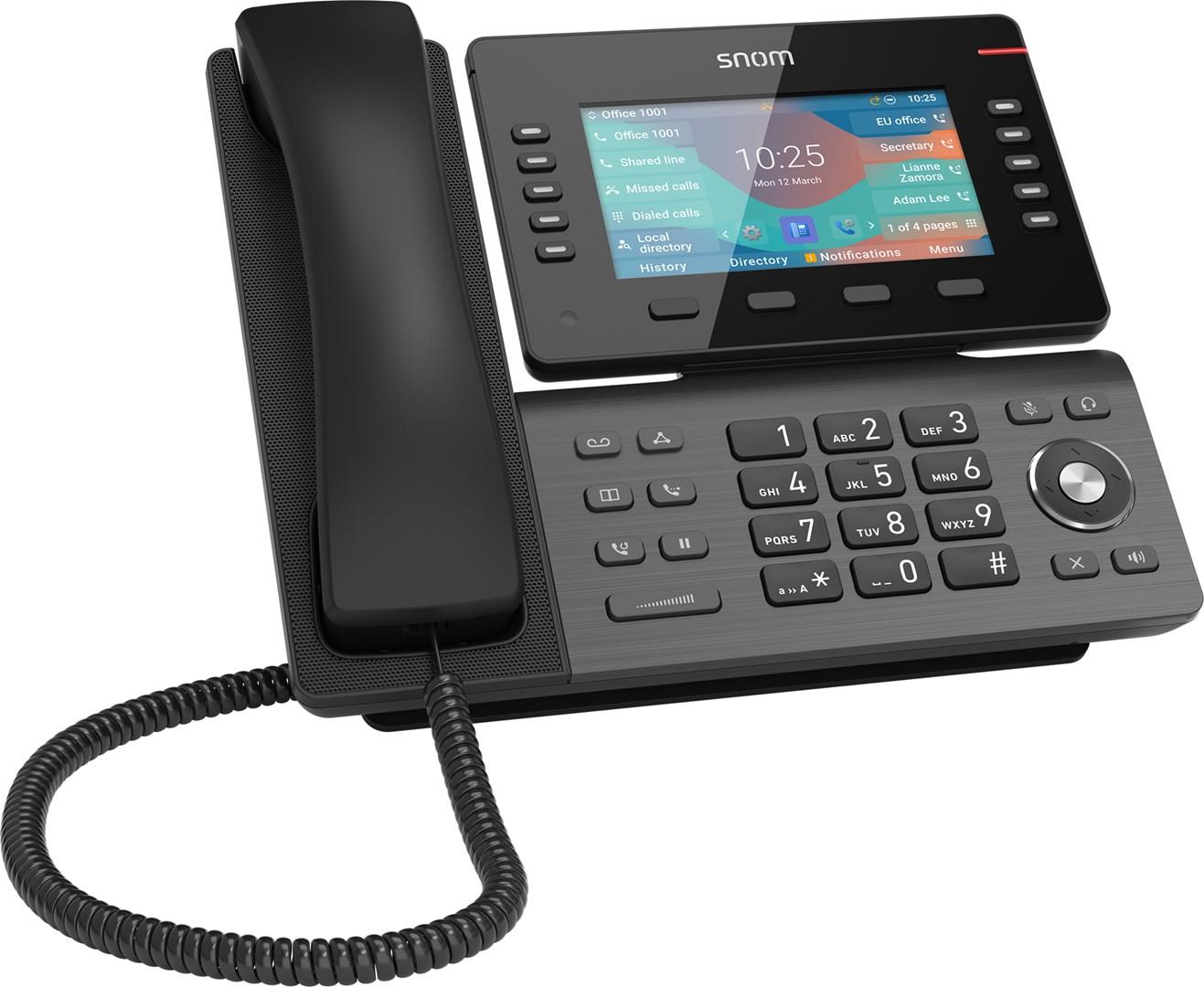 IP-telefon Snom D865 – grå, TFT-skærm, Wi‑Fi billede