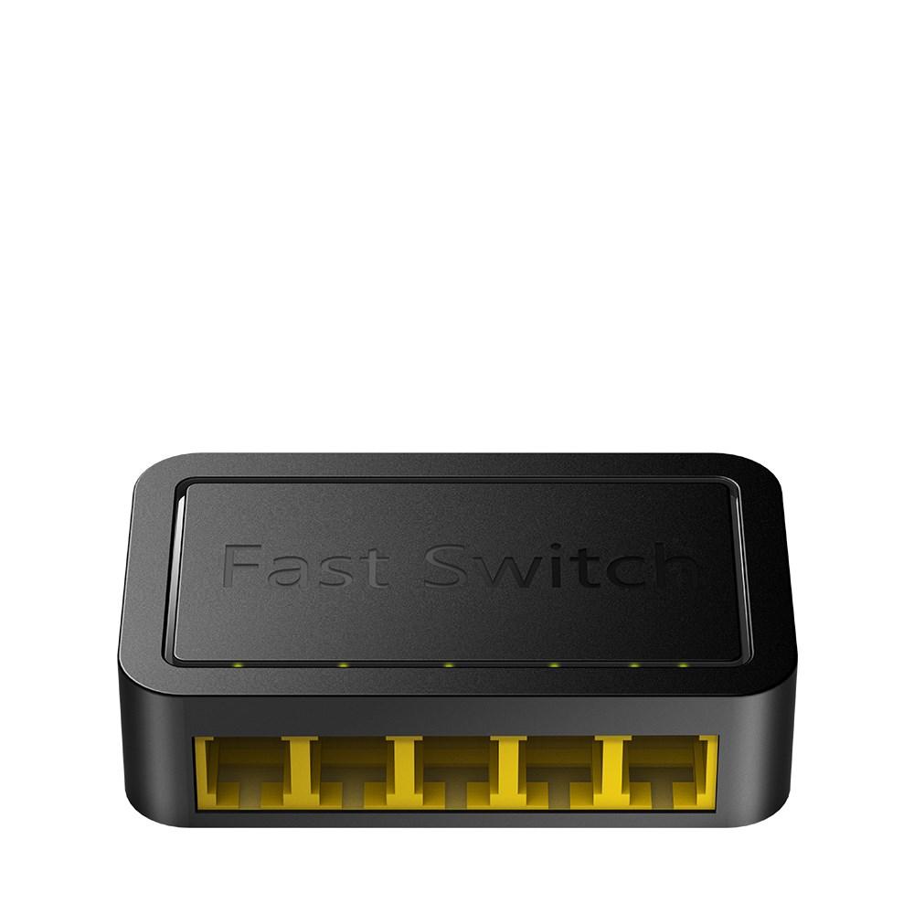 Netværksswitch Cudy FS105D - Fast Ethernet 10/100, sort billede