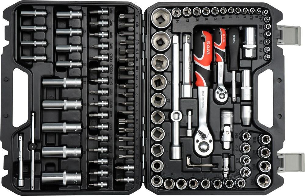 Topnøglesæt YATO - YT-38791 1/4" & 1/2" billede