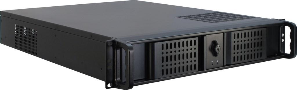 Rack kabinet 2U - Inter-Tech IPC 2U-2098-SL, sort