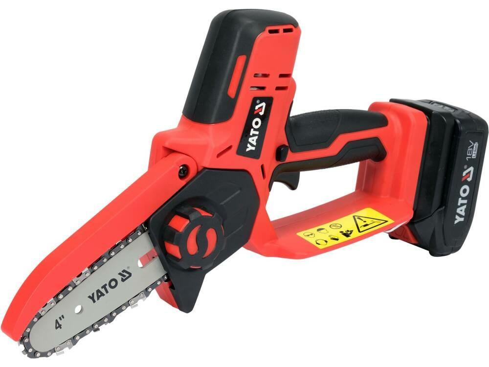 Motorsav akku 18 V – YATO YT-828135 4" billede