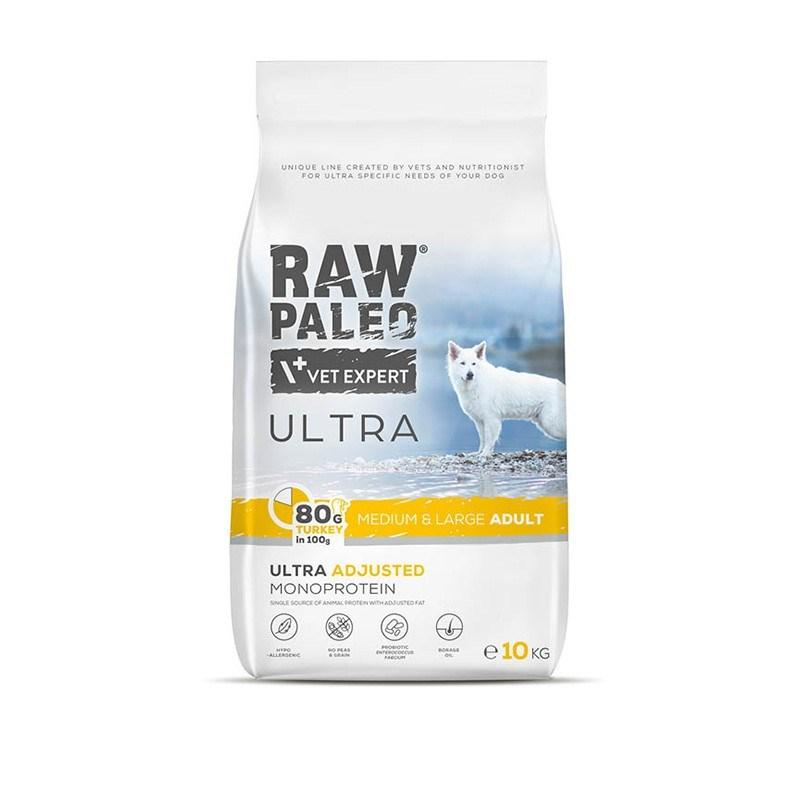 Hundefoder tørfoder – VetExpert Raw Paleo Ultra Medium & Large Adult, kalkun 2 kg billede