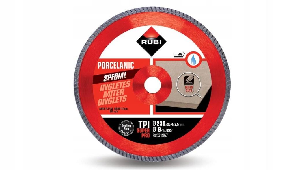 Diamantklinge 230 mm RUBI TPI Superpro billede