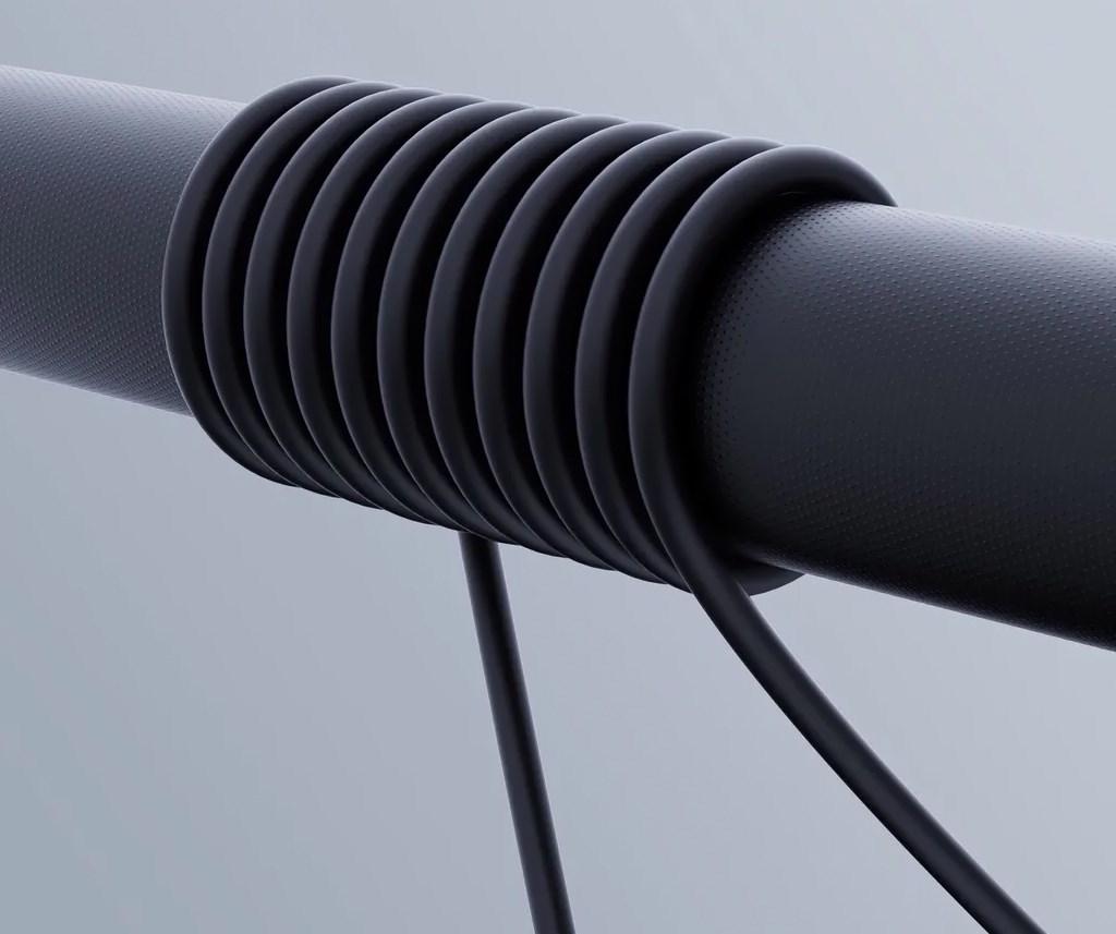USB-C kabel AUKEY 100W PD, 1 m, silikone, sort billede