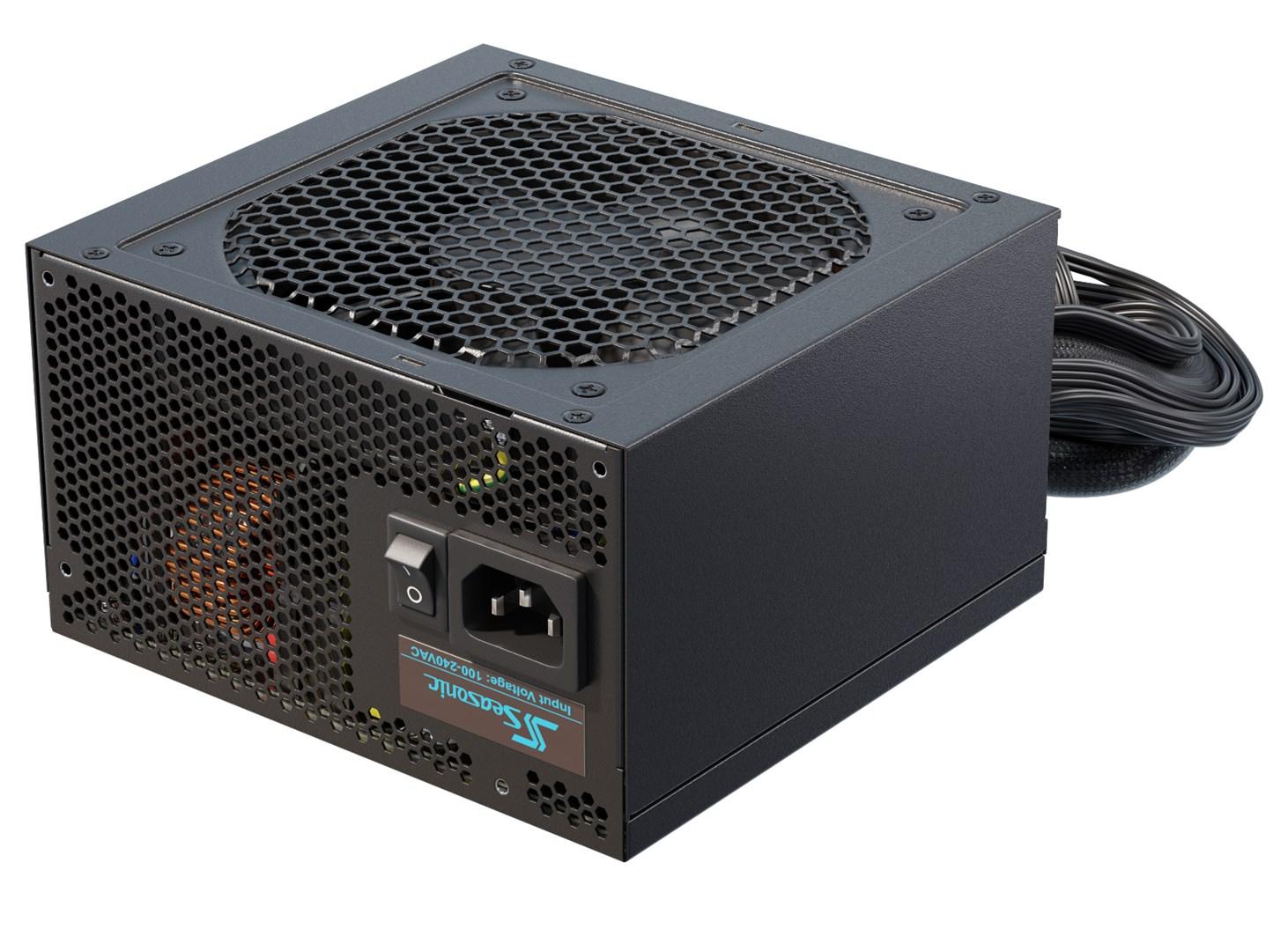 Strømforsyning ATX 650 W - Seasonic G12 GM, semi-modulær, sort