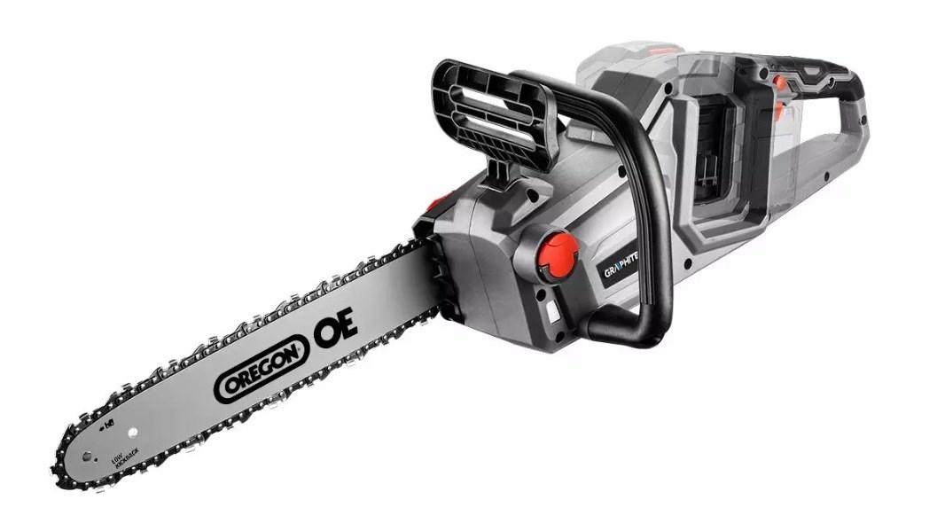 Motorsav batteri 36 V GRAPHITE Energy+ med kulfri motor, 35 cm sværd billede