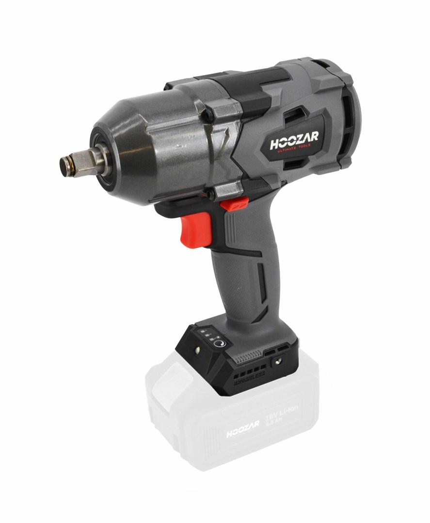 Slagnøgle 1/2" 18V uden batteri 600 Nm - HOOZAR IW20BL-0 billede