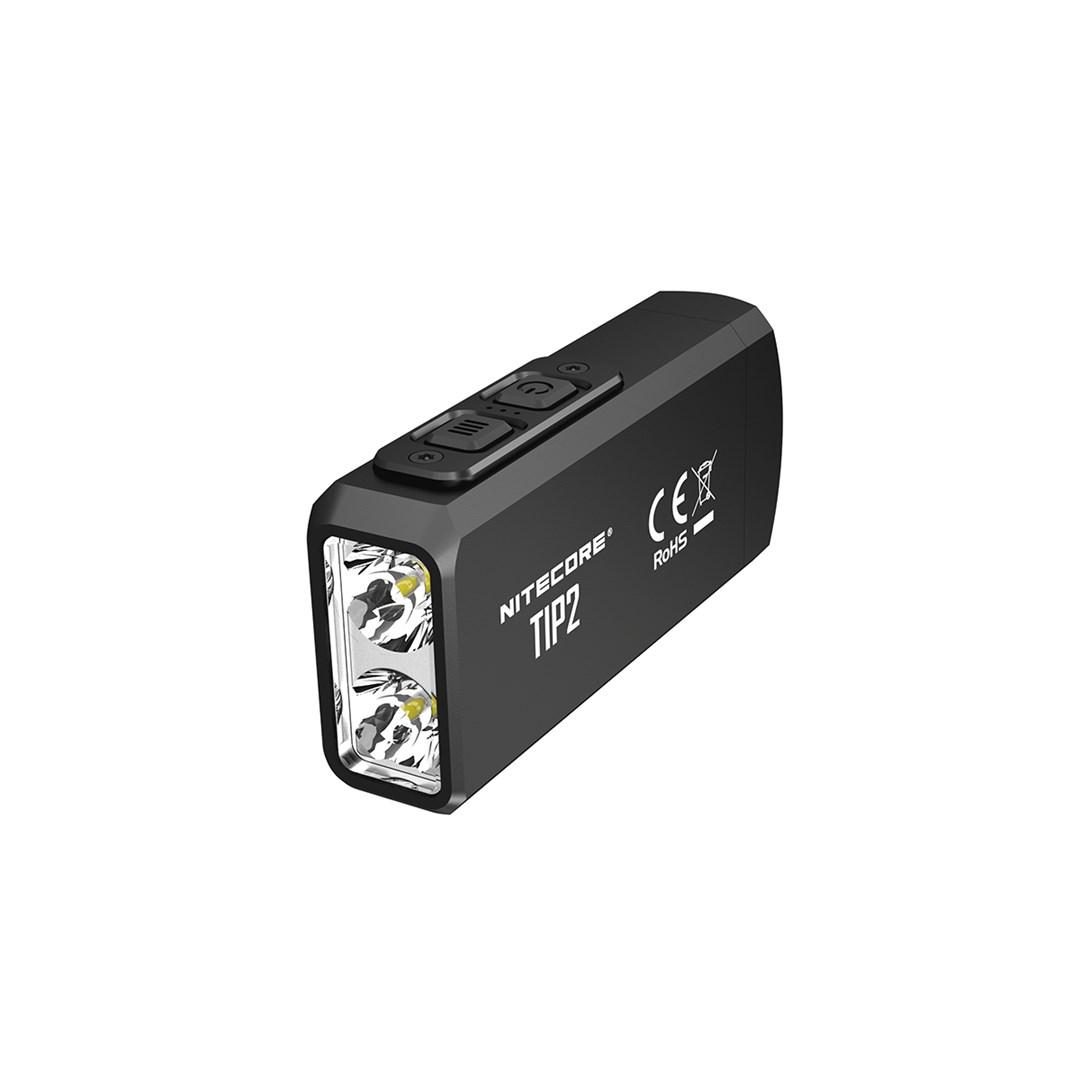 Lommelygte LED Nitecore TIP2 - Sort, genopladelig billede