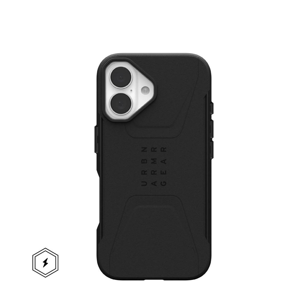 Mobilcover til iPhone 6,1" - Urban Armor Gear Civilian, sort billede
