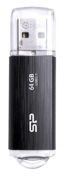 USB stik Silicon Power Blaze B02 64 GB USB 3.2 Gen 1 – sort billede
