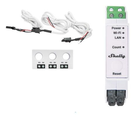 Elmåler trefaset med Wi‑Fi/LAN - Shelly Pro 3EM-3CT63