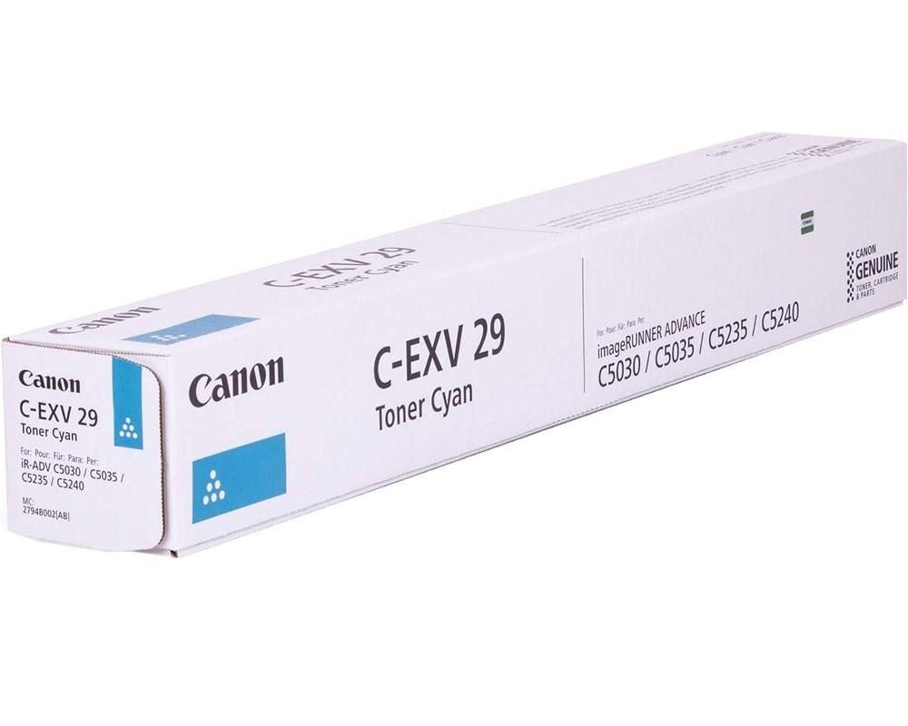 Toner til printer Canon C-EXV 29 - Cyan (original) billede