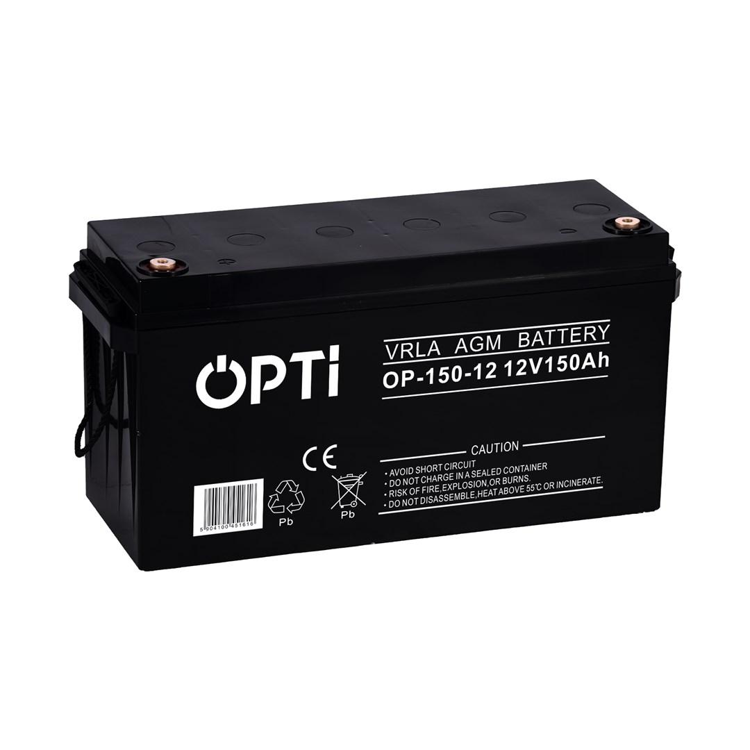 Batteri AGM 12 V 150 Ah – OPTI billede