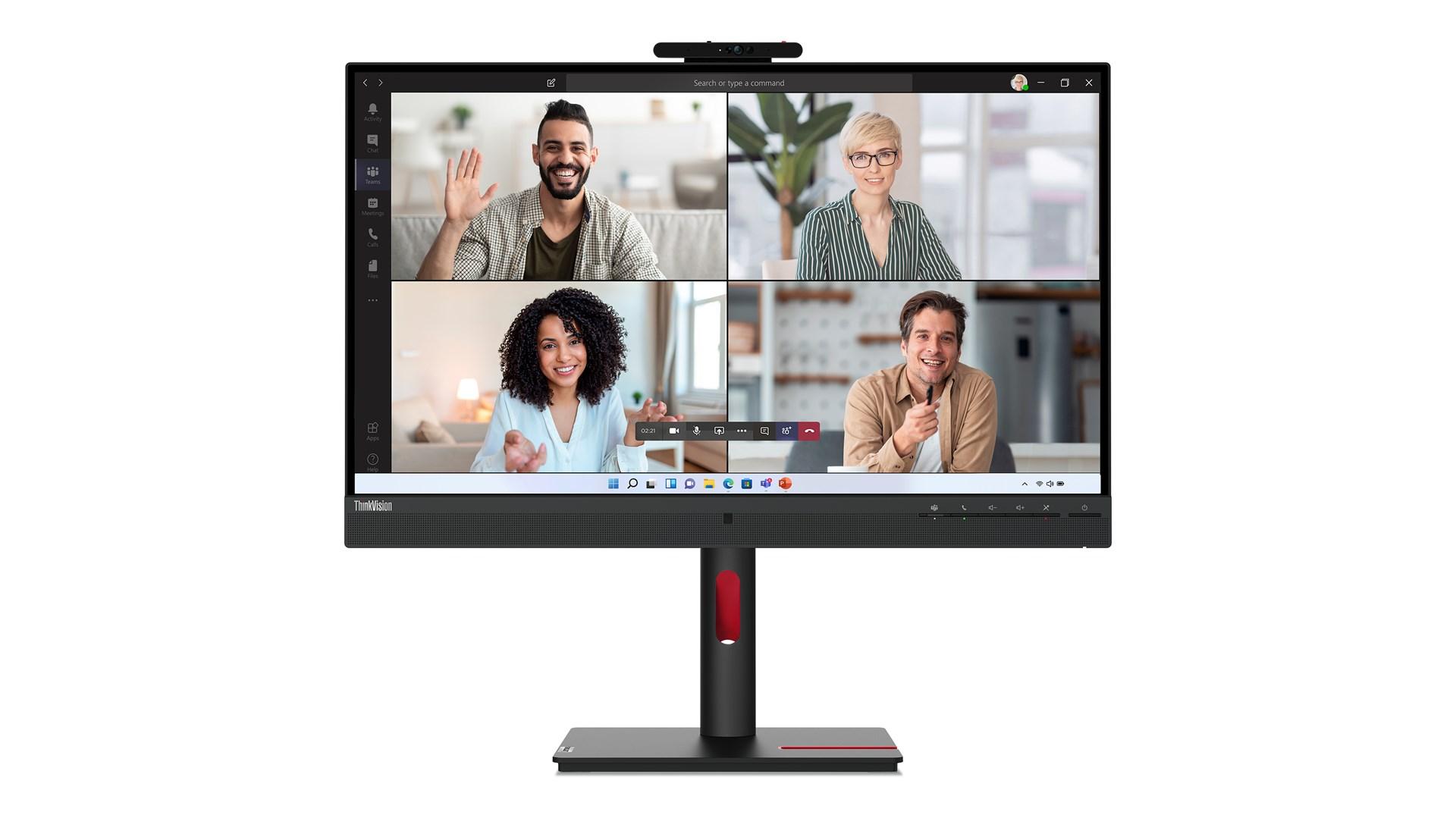 Skærm 27" Lenovo ThinkVision T27hv-30 Quad HD (2560 × 1440) - sort