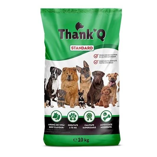 Hundefoder tørfoder oksekød – THANK’Q Standard 10 kg billede
