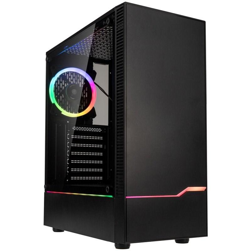 PC kabinet – KOLINK Inspire K9 ARGB Midi Tower, sort billede